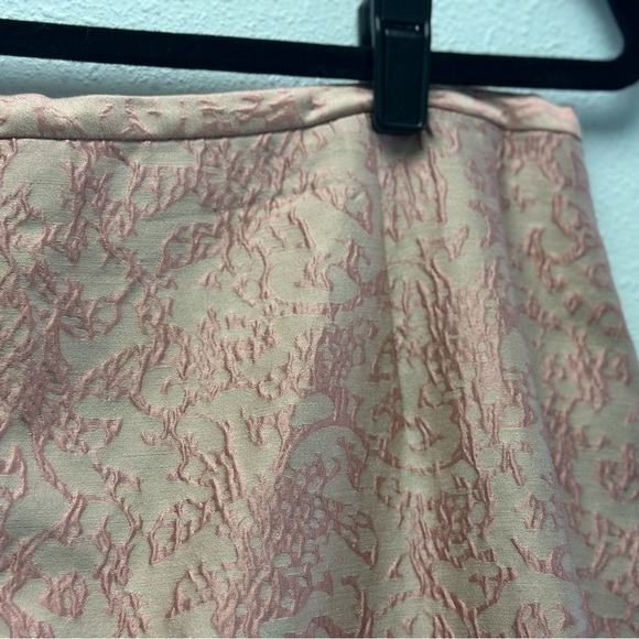 Vintage Kay Unger Silk Pink Floral Embroidered Maxi Skirt - Picture 4 of 10